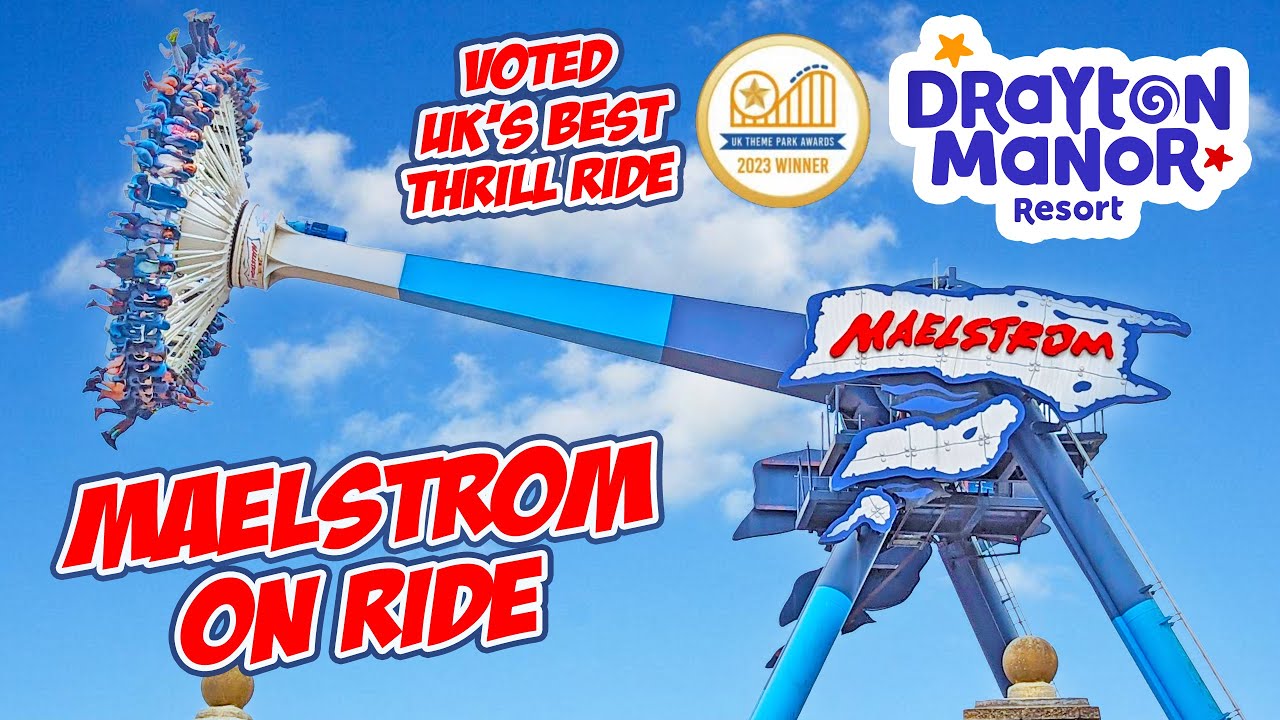 Maelstrom ON RIDE | Voted Best UK Thrill Ride 2023 | Drayton Manor (Sept 2023) [4K]