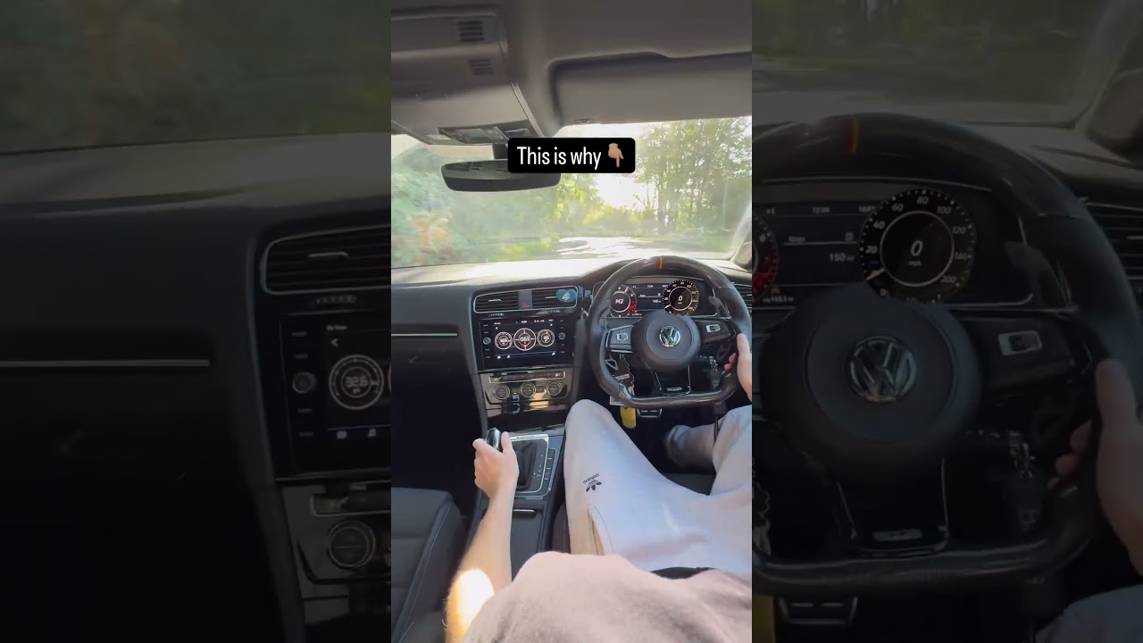 Manual DSG?👀 #volkswagen #pov #golf #exhaust #cartok #aftermarket #asmr