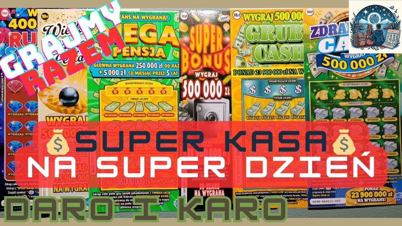 Daro i Karo zdrapkują💑. 💰Super Kasa na Super Dzień💰‼️. ODC #142 #lotto #zdrapki #scratch
