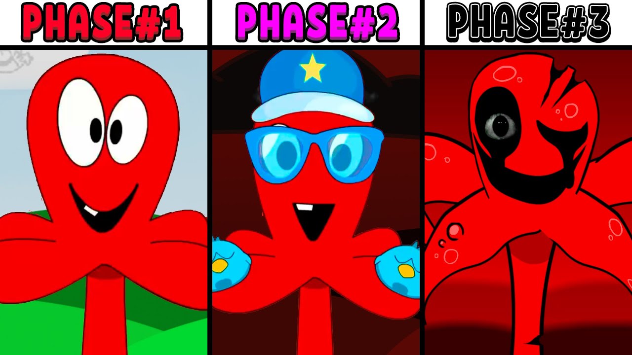 All Phases in New Incredibox Sprunki Oc of Fred: From Phase 1 to Phase 3