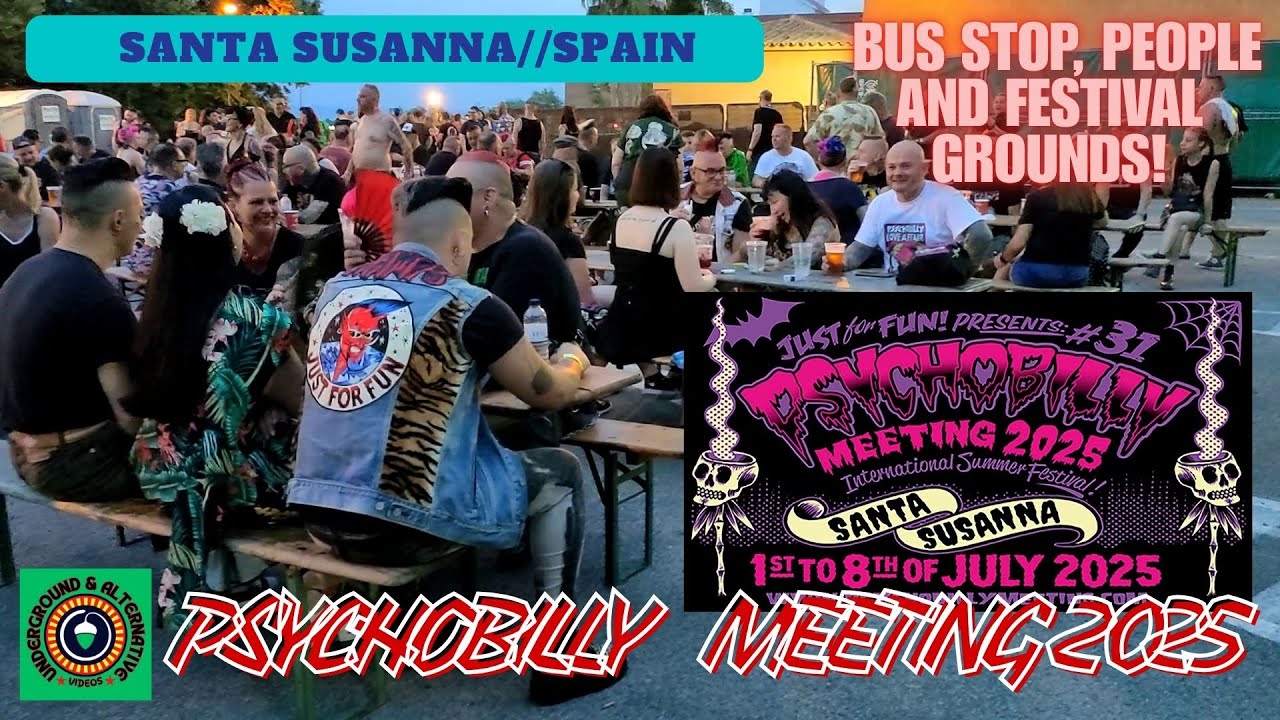 👀" Only Fans "🔥 PEOPLE, BUS STOP AND FESTIVAL GROUNDS -- PSYCHOBILLY MEETING 2025