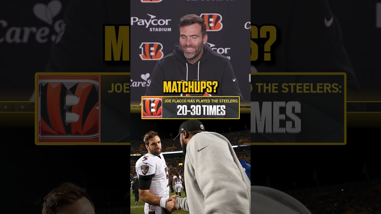 Joe Flacco has played the Steelers more than 20 times 🤯 