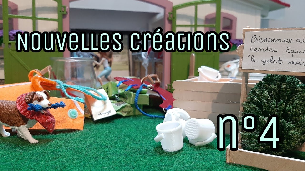 [PRÉSENTATION] de mes nouvelles créations pour les schleichs n°4 !☺ |vidéo schleich🐎