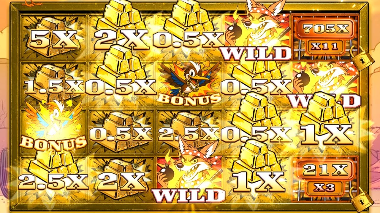 Coyote Gold Drops in Multiple Fullscreen Coins and Big Wins