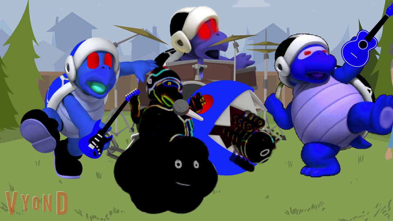 4 Dark Bro Characters Make A Band While Grounded