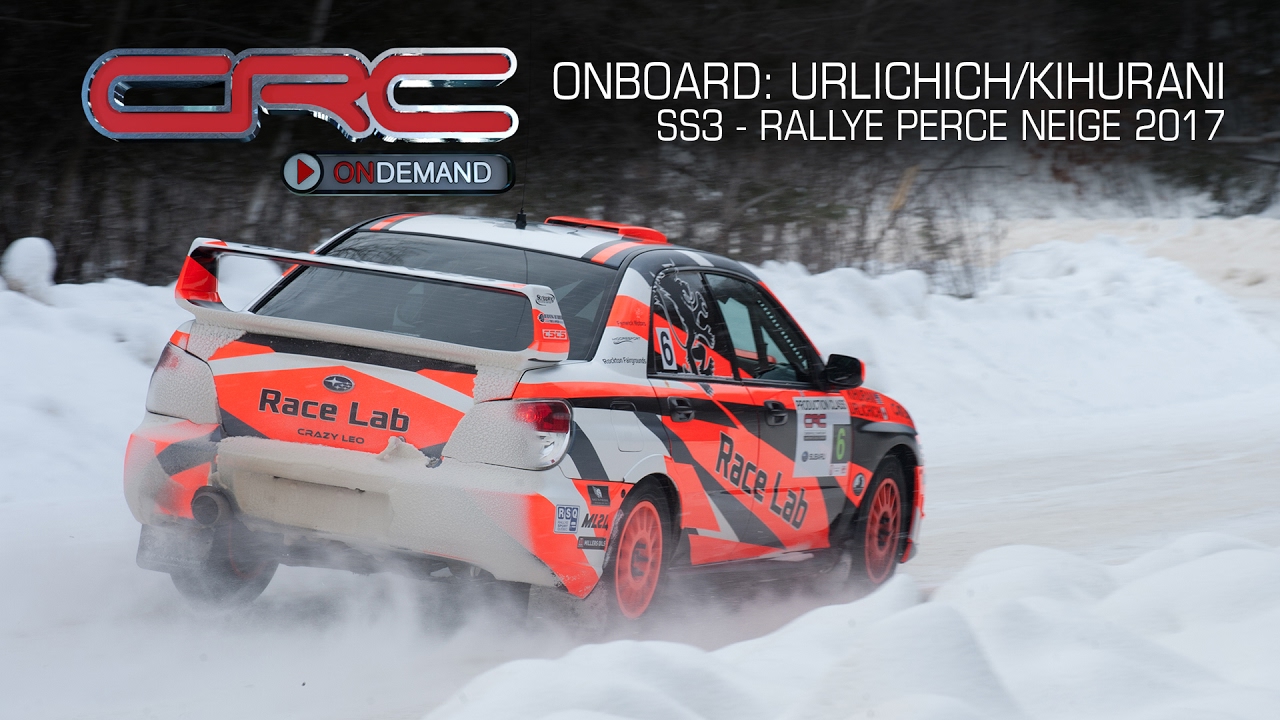 CRC Onboard: Crazy Leo Urlichich/Kihurani - Rallye Perce Neige 2017