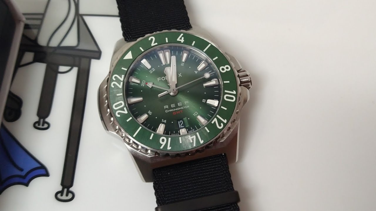 Formex Reef GMT Automatic Chronometer Green Dial 2202.1.5300.820