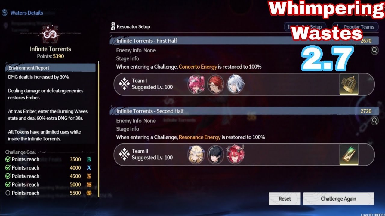 First Time Posting Whimpering Wastes Endgame! | Whimpering Wastes | Mobile | Wuthering Wave 2.7