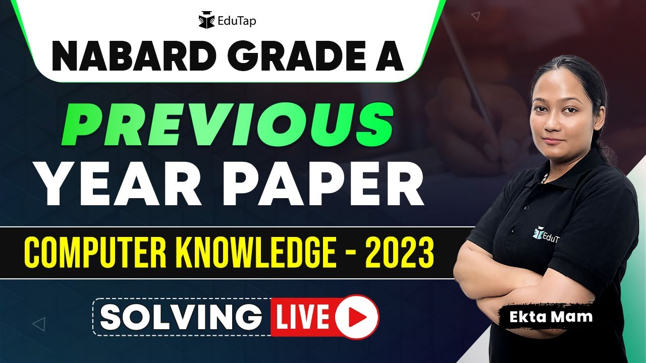 NABARD Grade A Previous Year Paper | NABARD PYQ 2023 Computer Knowledge Analysis |NABARD Preparation