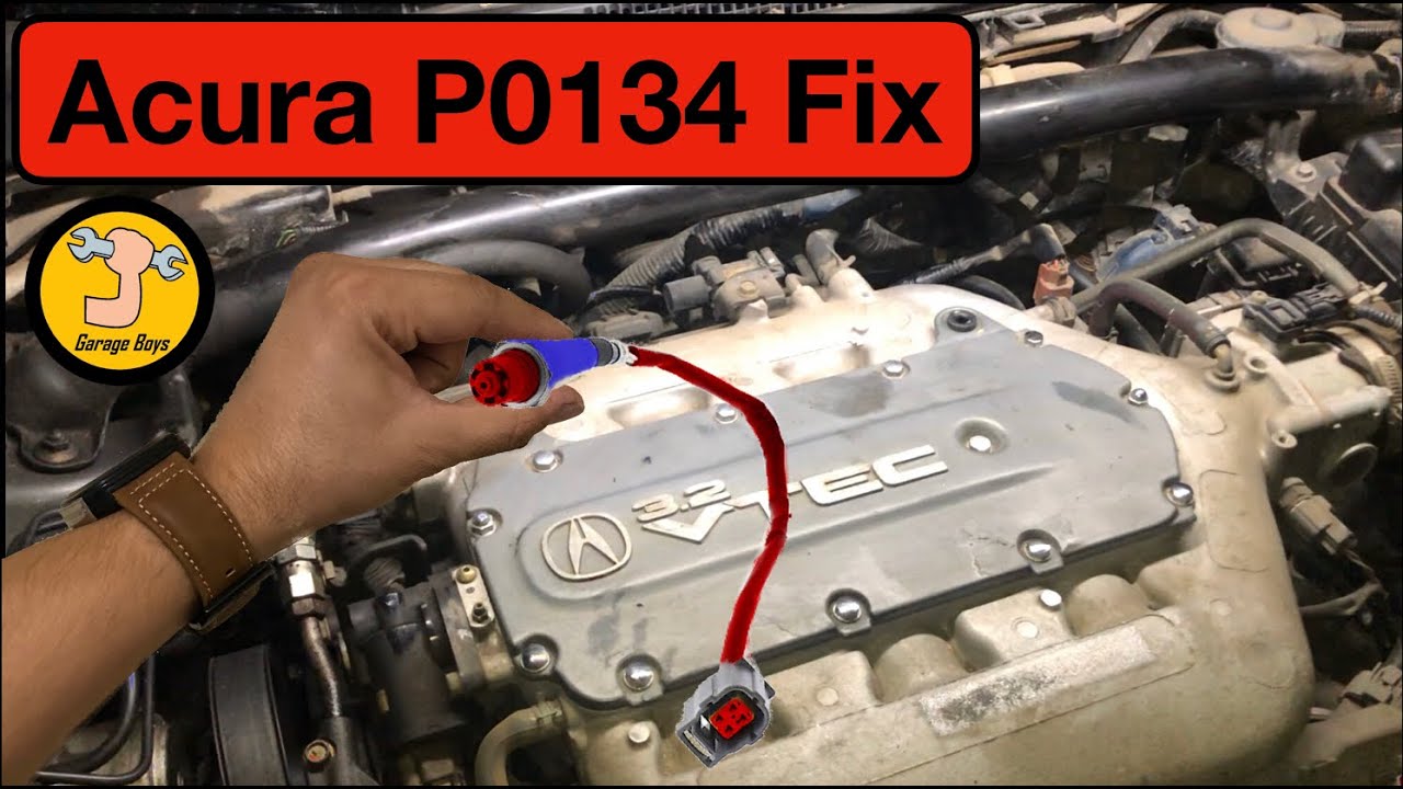 как исправить ошибку P0134 Acura - датчик кислорода