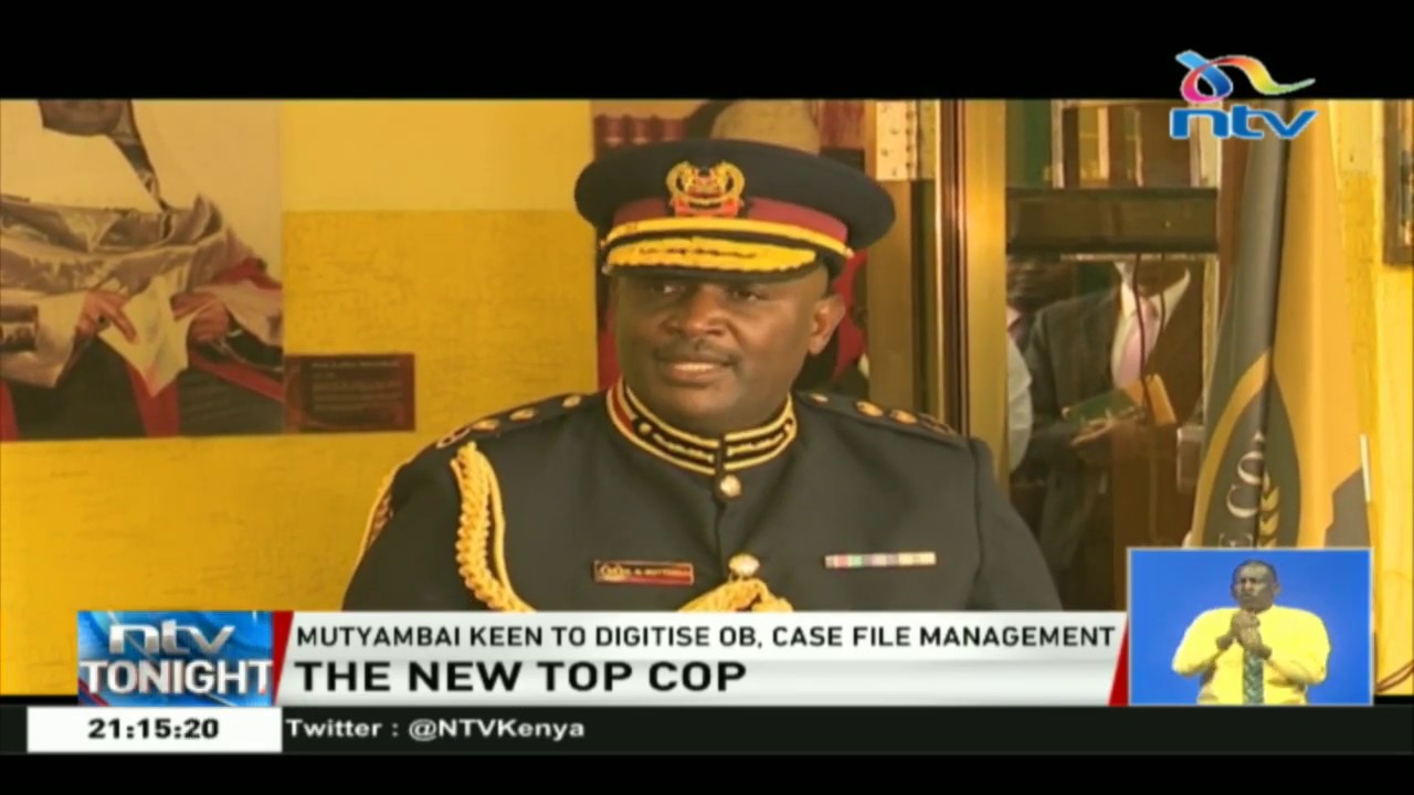 Mutyambai takes over as Inspector General of Police