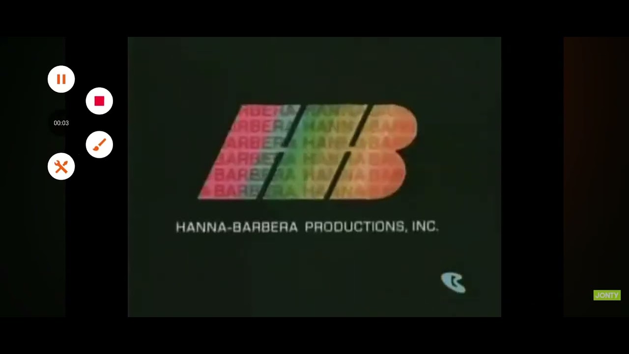 Hanna Barbera rainbow logo 