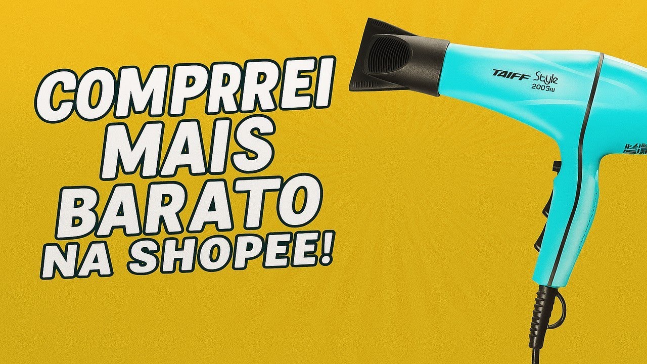 Secador de Cabelo Taiff Style Azul Tiffany 2000W: Seu Cabelo Radiante e Confiável! 