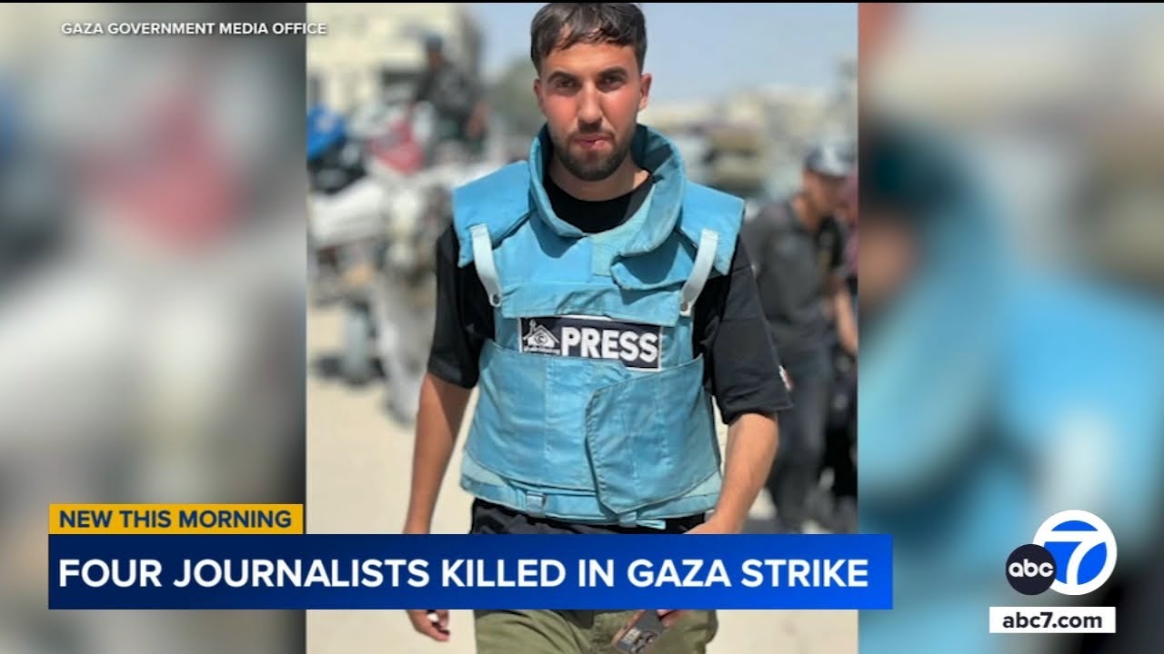 4 journalists killed in Israeli strike in Gaza, agency confirms