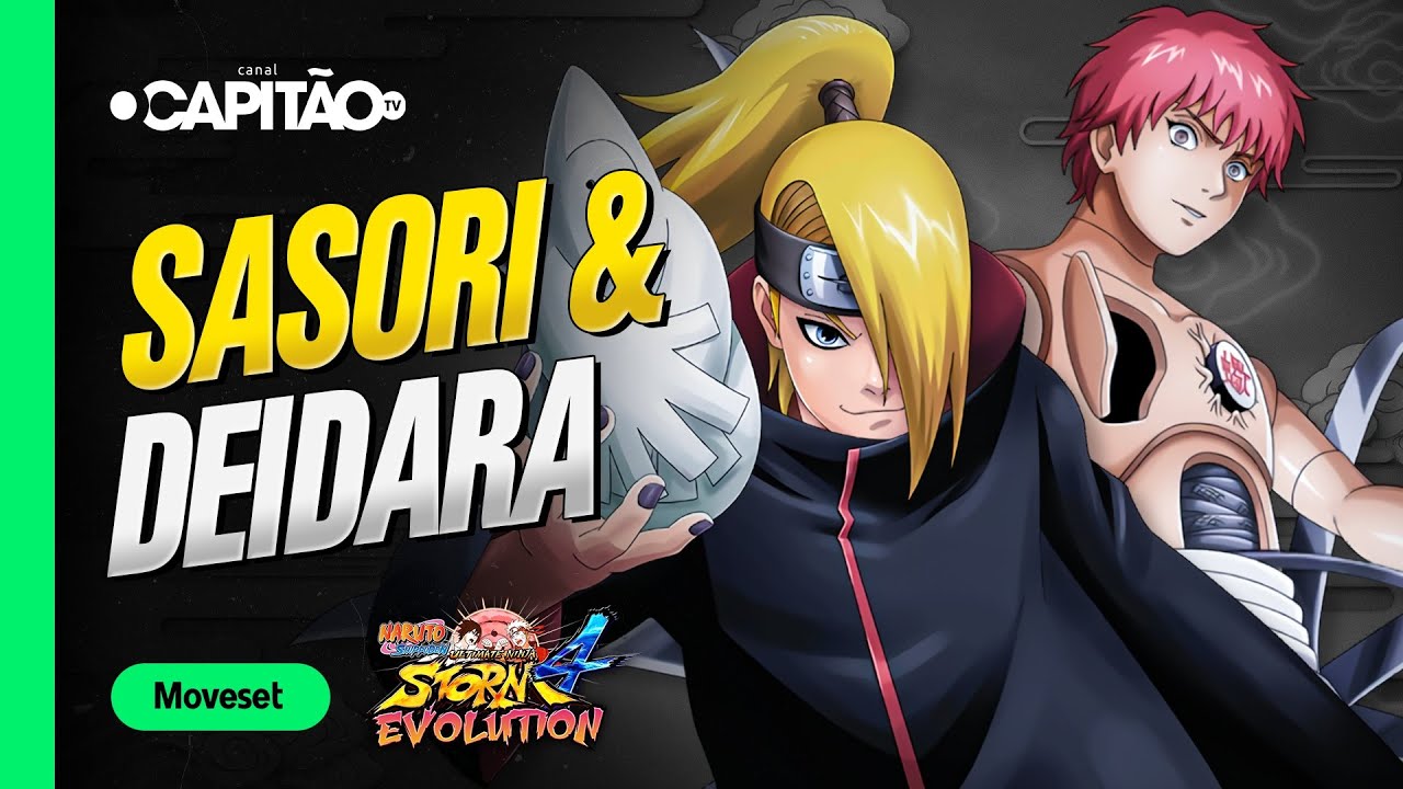 Todos os Jutsus e Skins de SASORI & DEIDARA | Naruto Storm 4 Evolution MOD