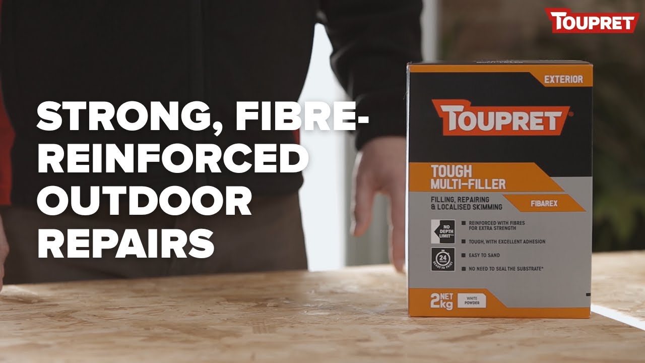 Strong, Fibre-Reinforced Outdoor Repairs | Toupret Tough Multi-Filler