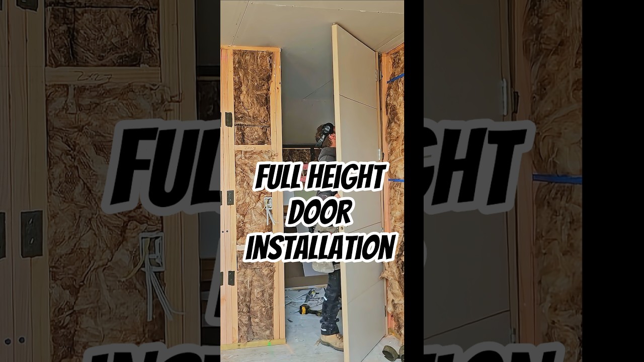 Full Height doors are a bit different