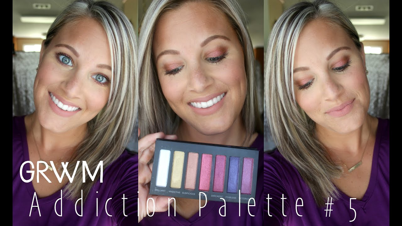 N E W Addiction Palette #5 || GRWM || The Lash Babe