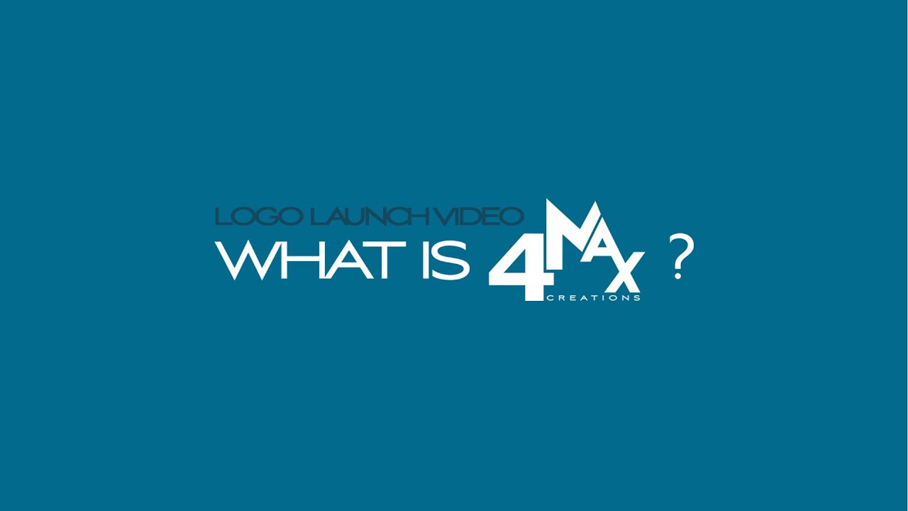 THE OFFICIAL LOGO LAUNCH AND INTRO VIDEO | TEAM 4 MAX CREATIONS