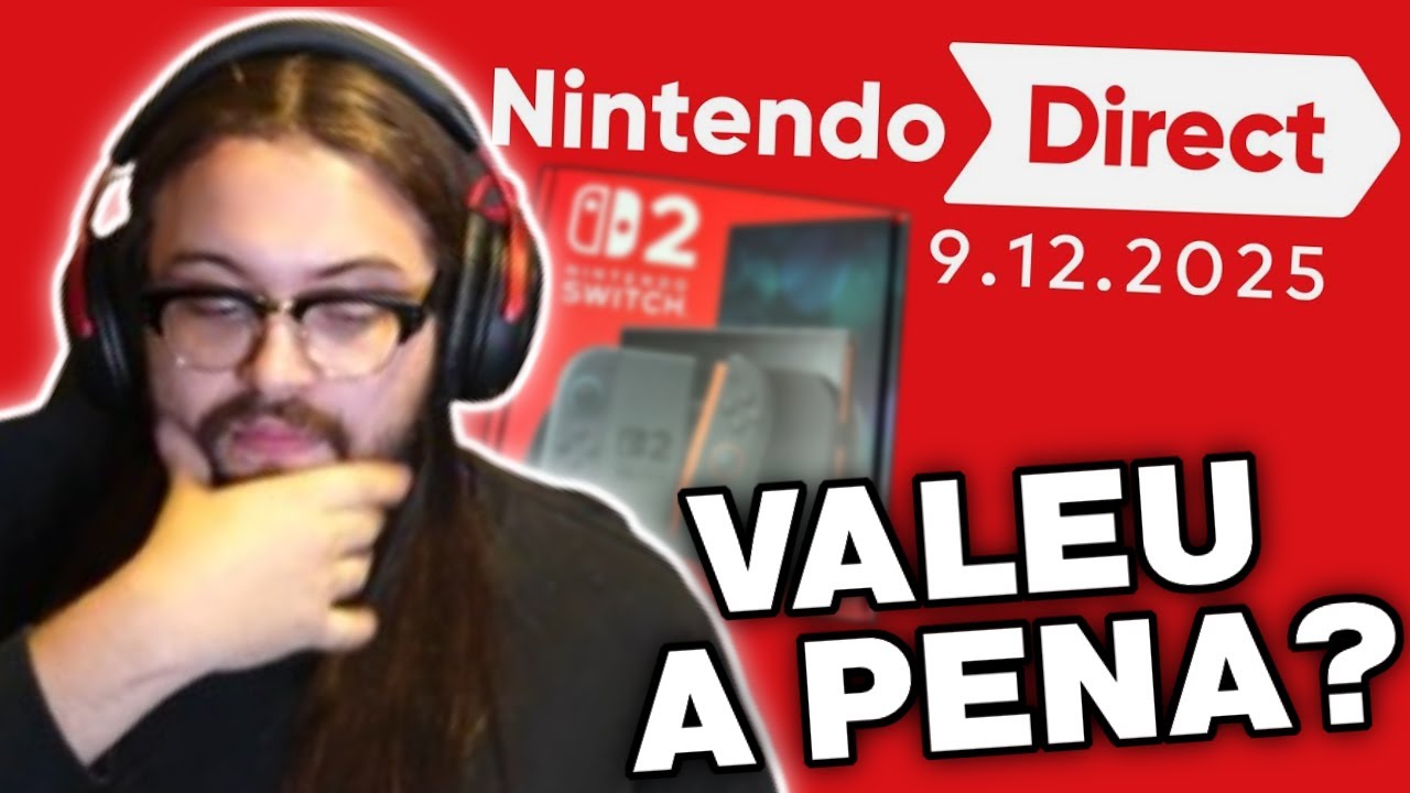 Carteiro Cósmico reagindo ao NINTENDO DIRECT (12/09)🎮