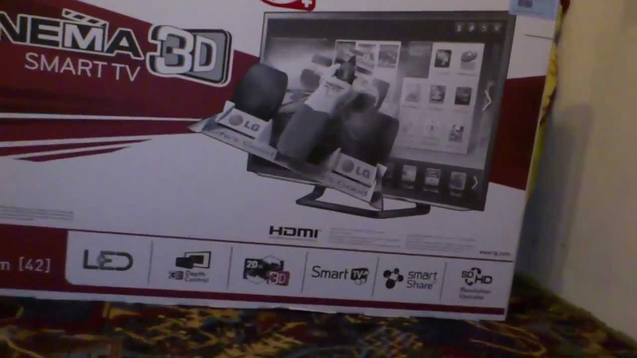 LG 42LM620T Smart Tv Unboxing