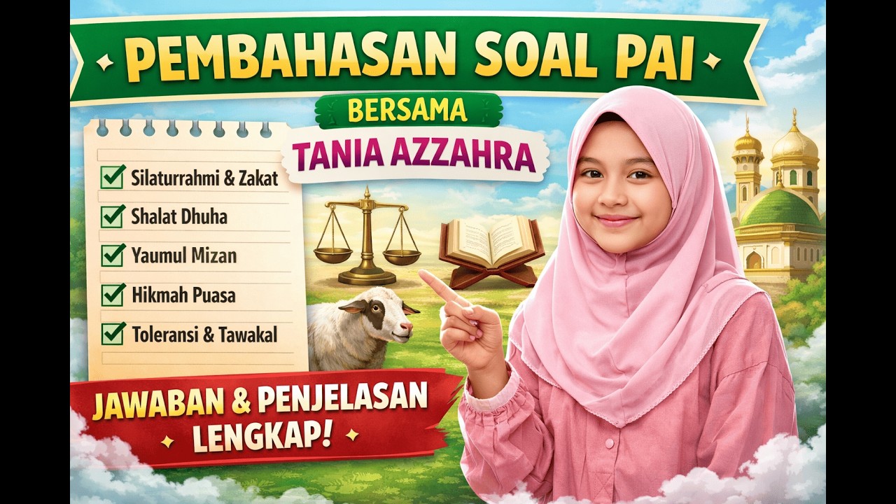 PEMBAHASAN soal Drill PAI kelas 6 SD