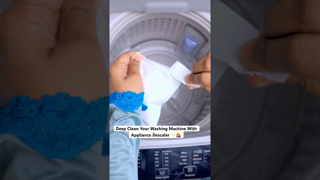 Smart Way To Deep Clean Your Washing Machine With Descaler 