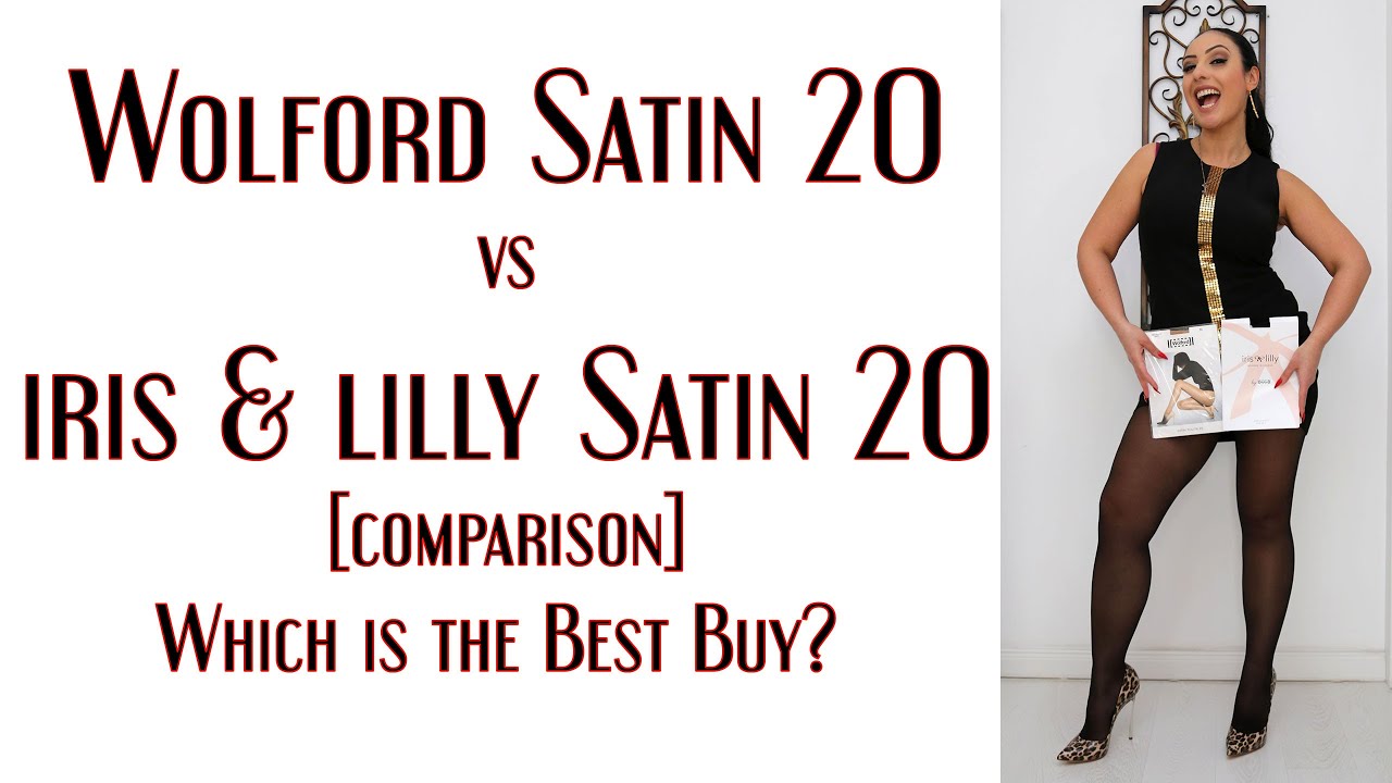 Wolford Satin Touch 20 vs iris & Lilly