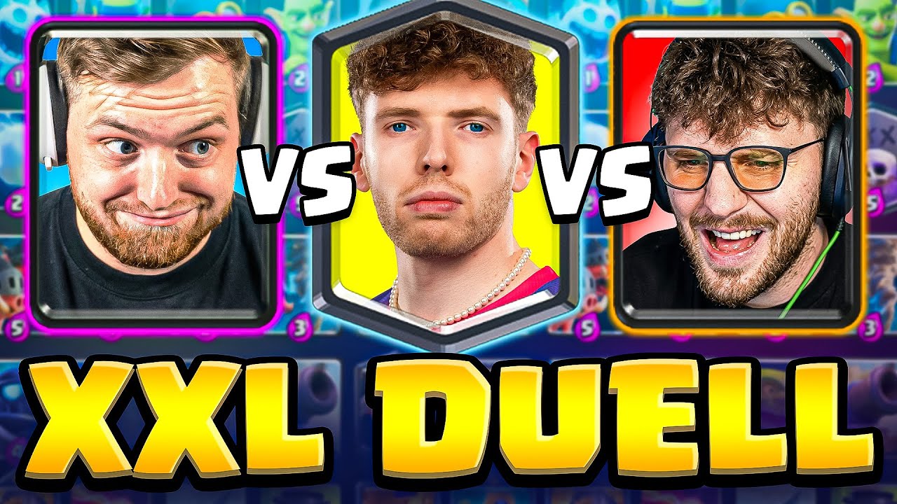 😱🤯TRYMACS vs. BIGSPIN vs. CHEF - MEGA AUSWAHL DUELL ESKALIERT! | Clash Royale Deutsch