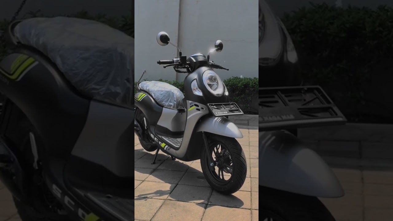 ALL NEW HONDA SCOOPY SPORTY HITAM SILVER CBS ISS 2022 #scoopy #scoopyterbaru #shorts #fypシ #fyp