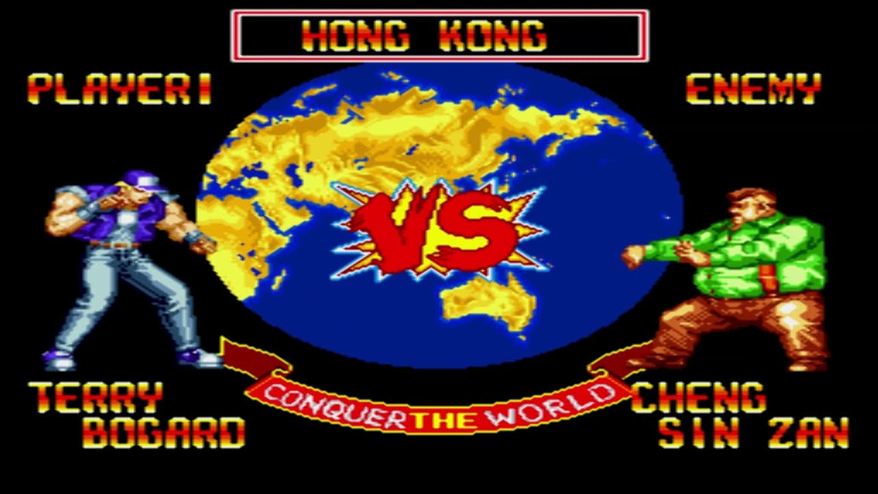 Terry Bogard vs Cheng Sinzan _ Fatal Fury 2