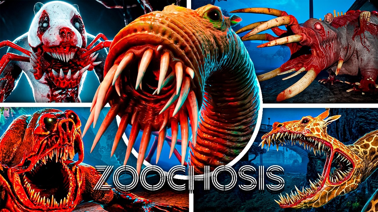 Zoochosis - All Animals & Monsters Jumpscares (Bossfights Showcase)
