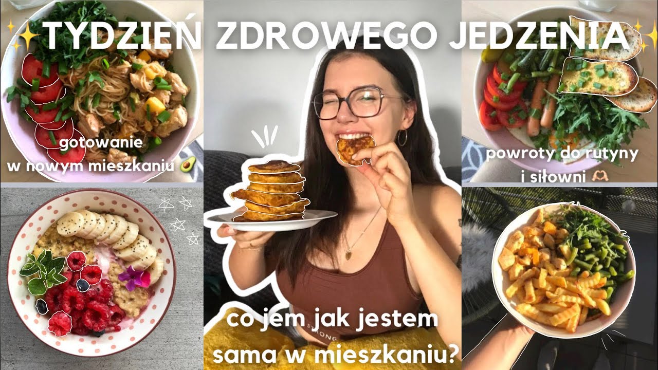tydzień jedzenia samej w mieszkaniu | zdrowe przepisy, powrót na siłkę, update urządzania 🫶🏻✨