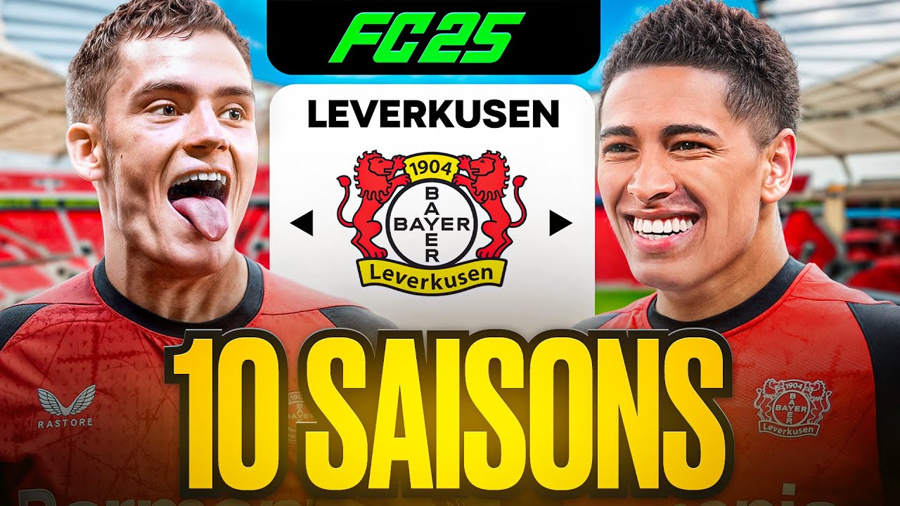 Ich habe BAYER LEVERKUSEN für 10 Saisons übernommen! 🏆🚀
