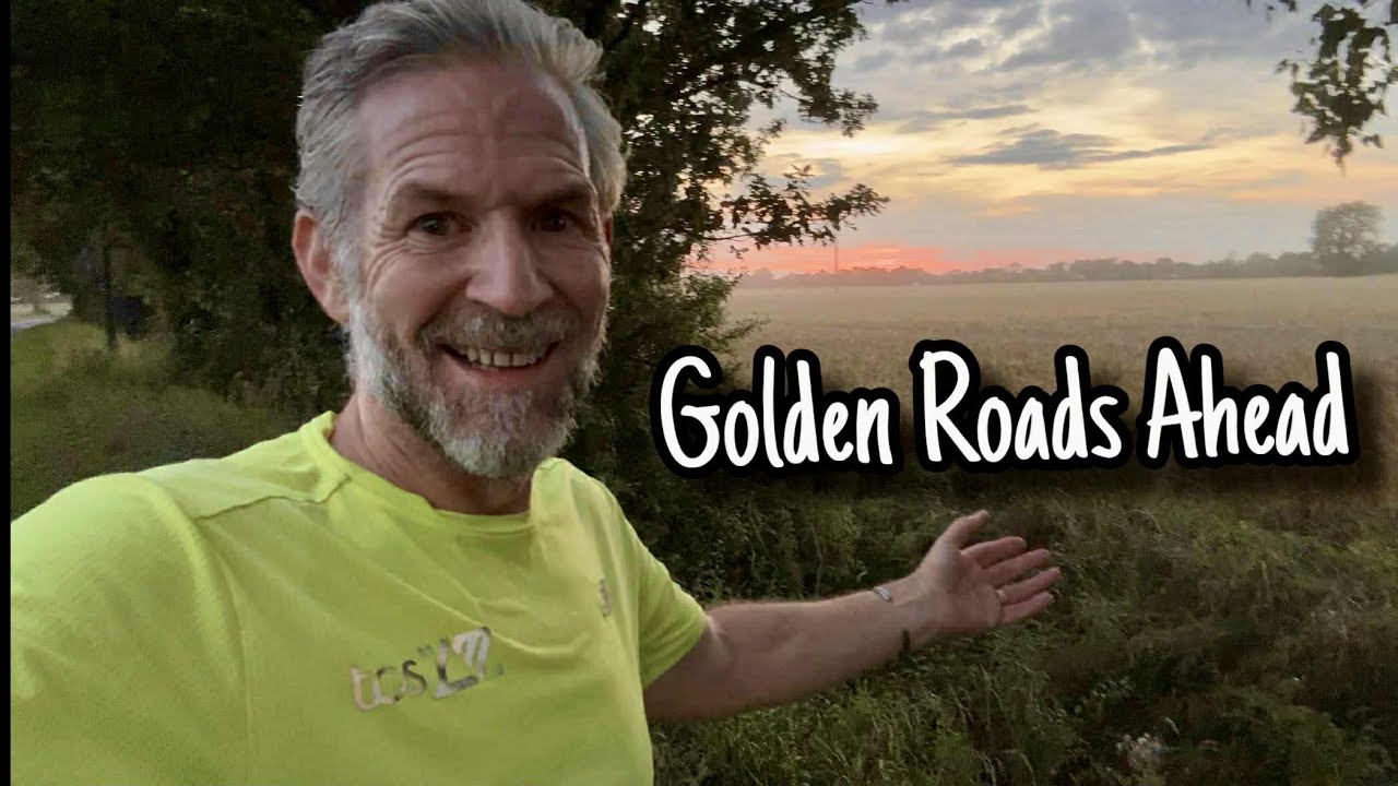 Post-Injury Run on Quiet Country Roads | Sunset Vibes