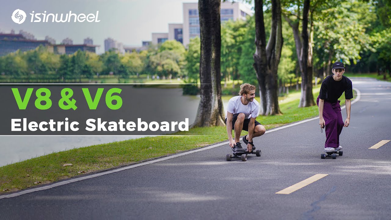 isinwheel V8 & V6 Electric Skateboard | Roll in style