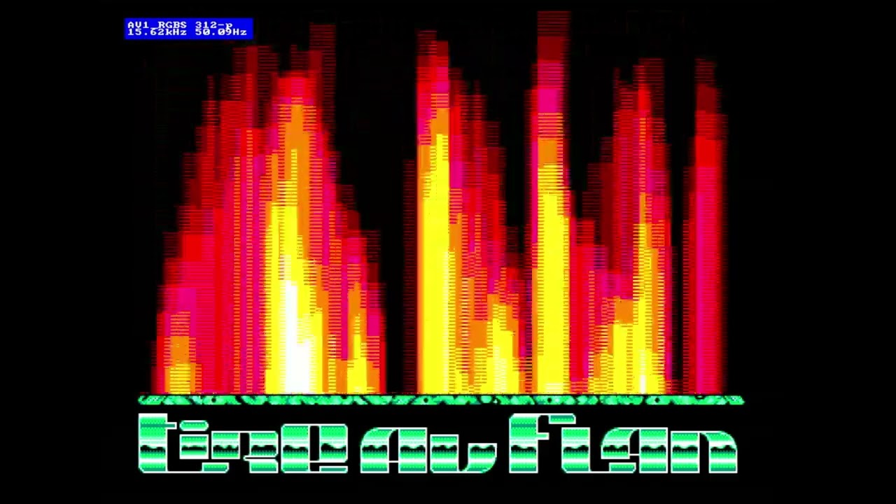 [REAL HW] Amstrad CPC demo: TIRE AU FLAN (2002 Overlanders)