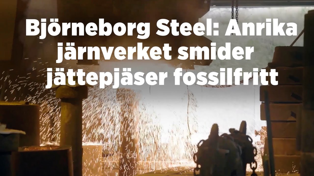 Järnverket från 1600-talet börjar smida jättepjäserna fossilfritt – först i världen