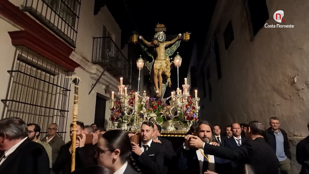 Noticias. El Cristo de los Barqueros presidió el Vía Crucis Oficial de las Hermandades de Sanlúcar