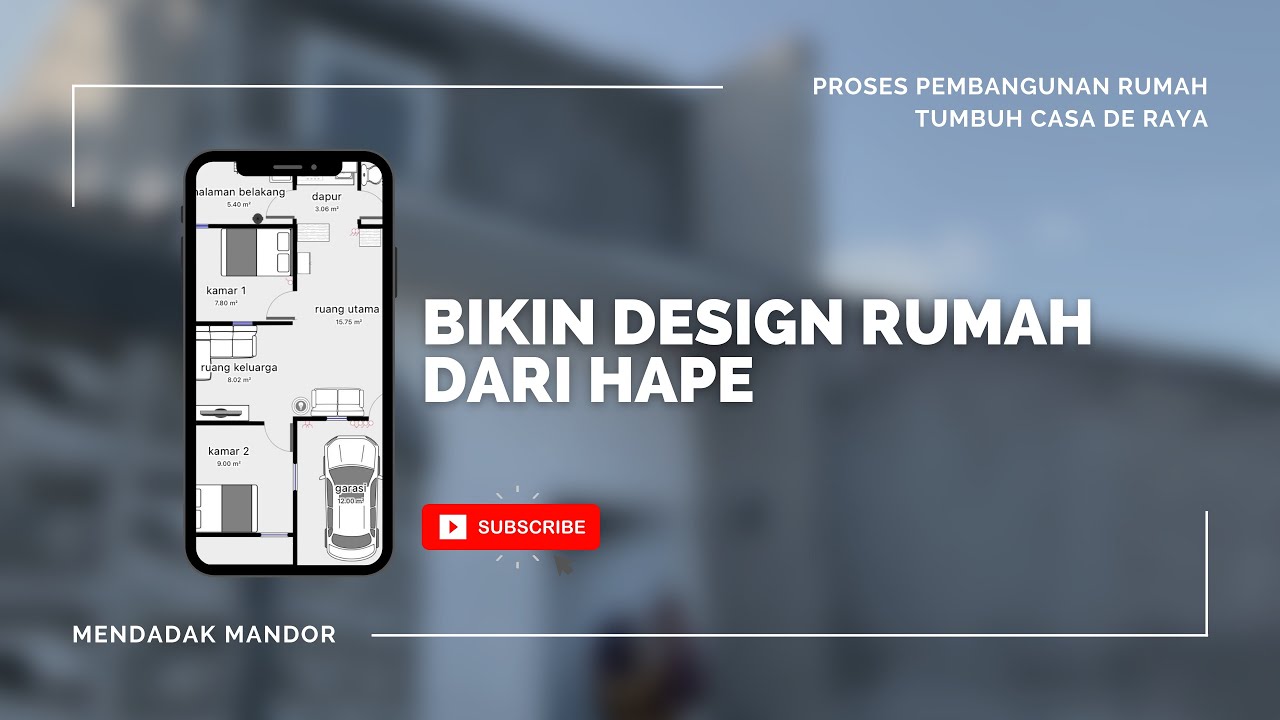 Aplikasi Membuat Desain Rumah di Hp GRATIS | Mendadak Mandor #1