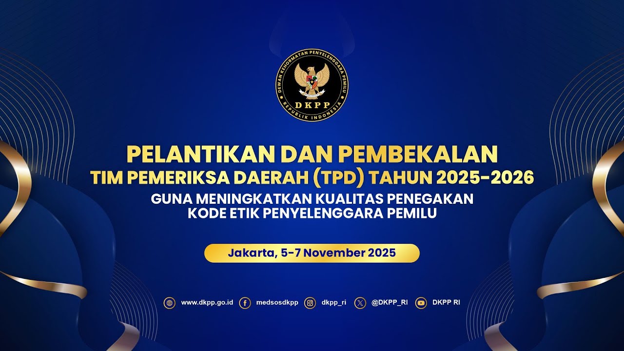 Pelantikan Tim Pemeriksa Daerah (TPD) Periode 2025-2026