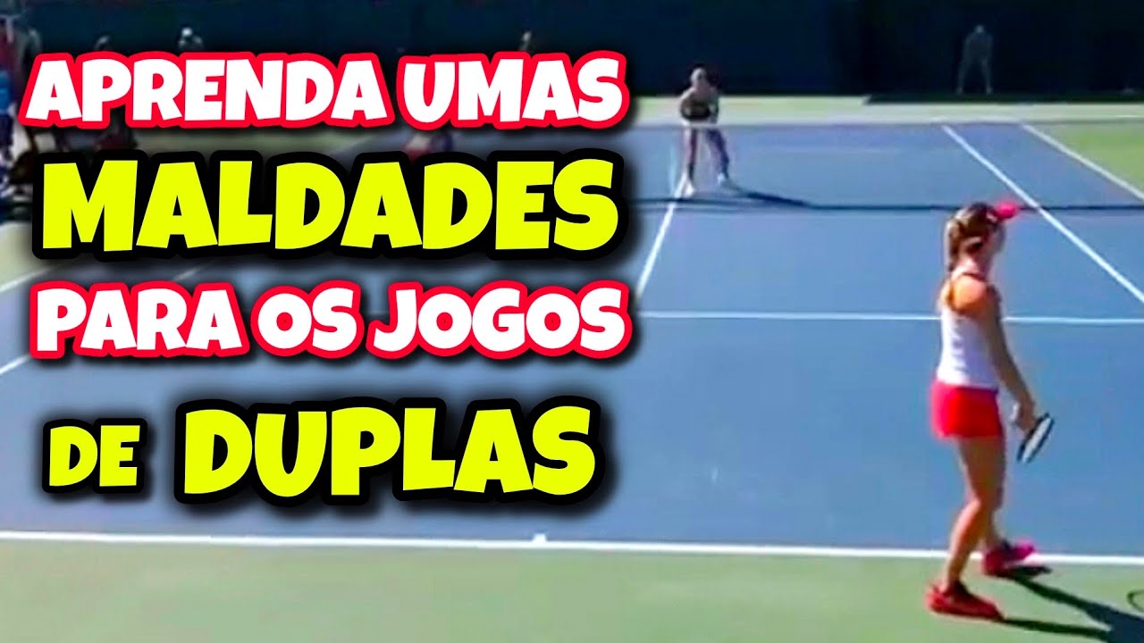 VEN&Ccedil;A MAIS JOGOS DE DUPLAS NO T&Ecirc;NIS SEGUINDO ESSAS DICAS E MAL&Iacute;CIAS AVAN&Ccedil;ADAS