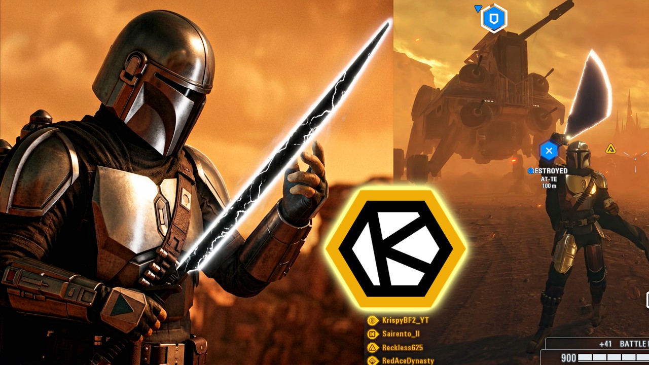 ТЕМНЫЙ МЕЧ НАНОСИТ БЕШЕНЫЙ УРОН | Галактическая битва | Star Wars Battlefront 2