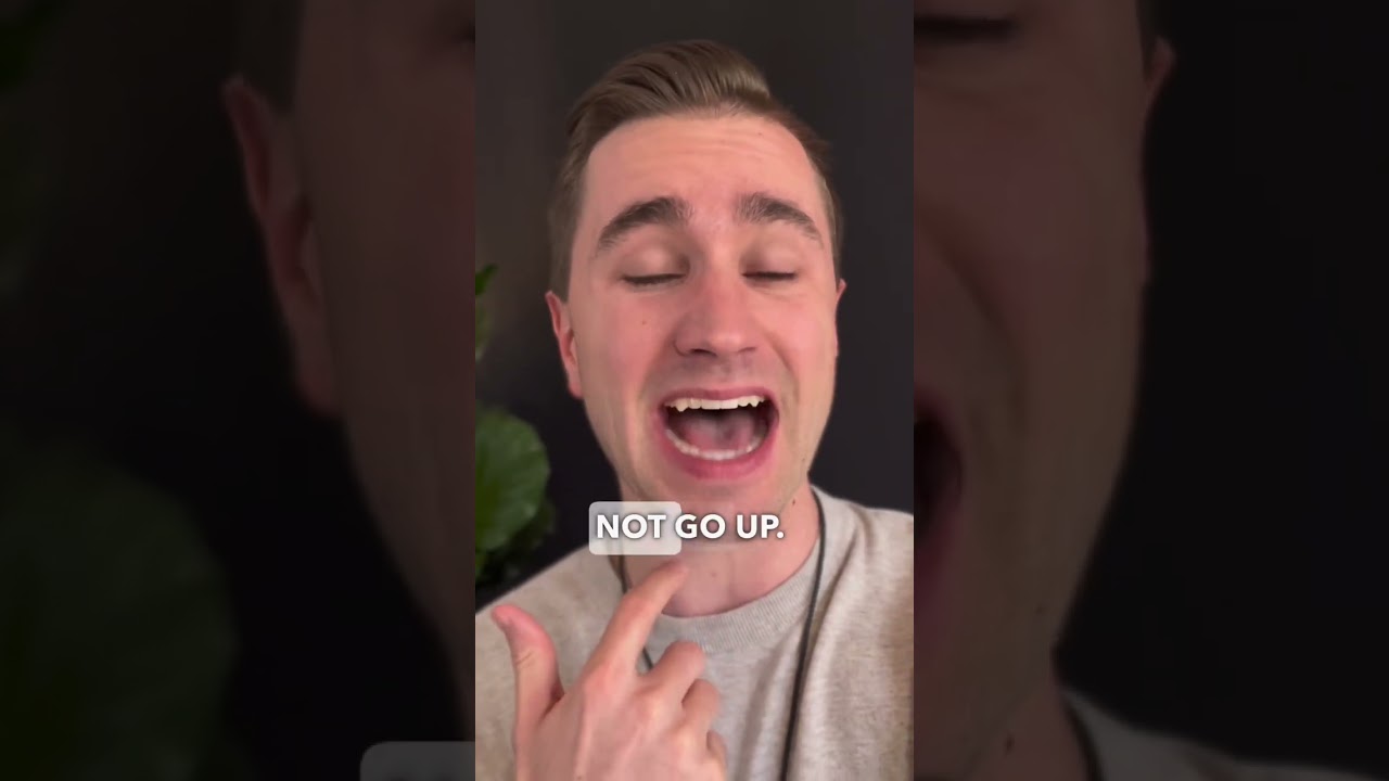 How to sing high notes without tension for men #shorts #singingtips #singinghack #singinglessons