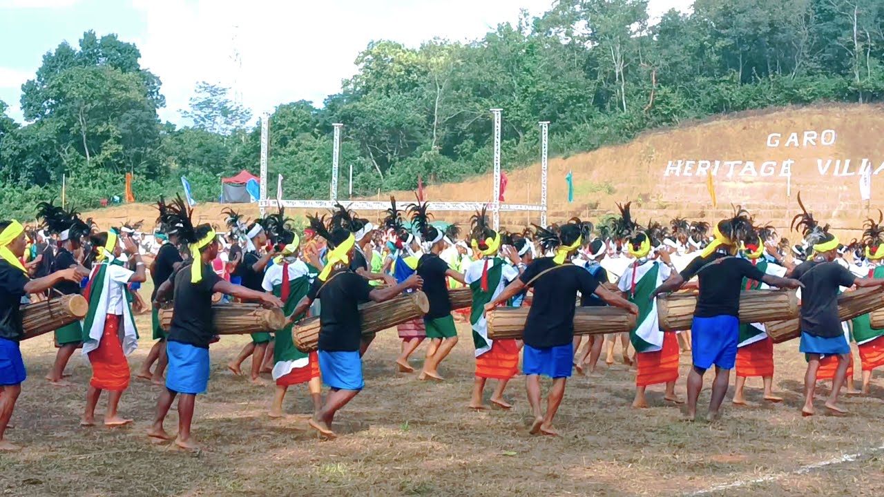 100 Drums Wangala festival 7/11/2024 West Garo hills Meghalaya