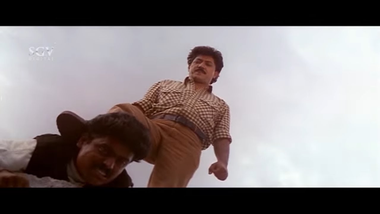 Devaraj Hits Rowdies for Torturing Old Woman | Best Scene of State Rowdy Kannada Movie