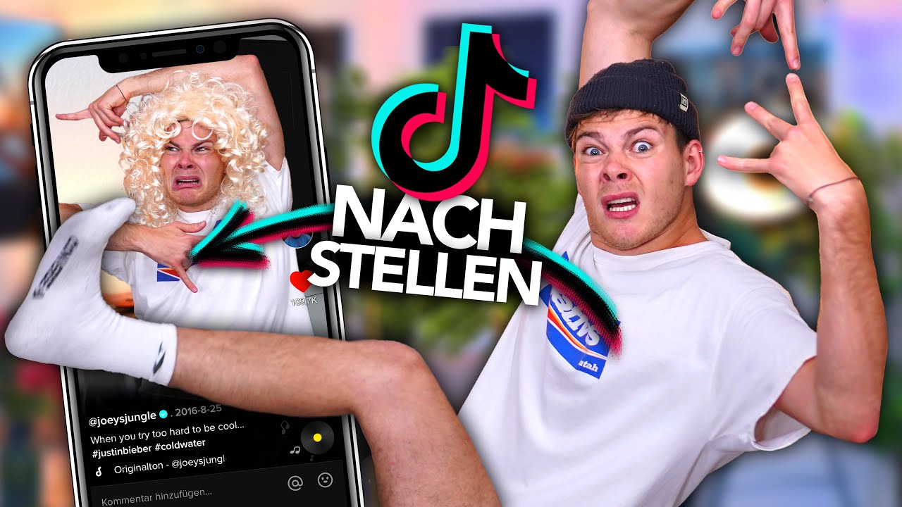 DUMMER IDIOT versucht TIK TOK T&Auml;NZE zu LERNEN | Joey's Jungle