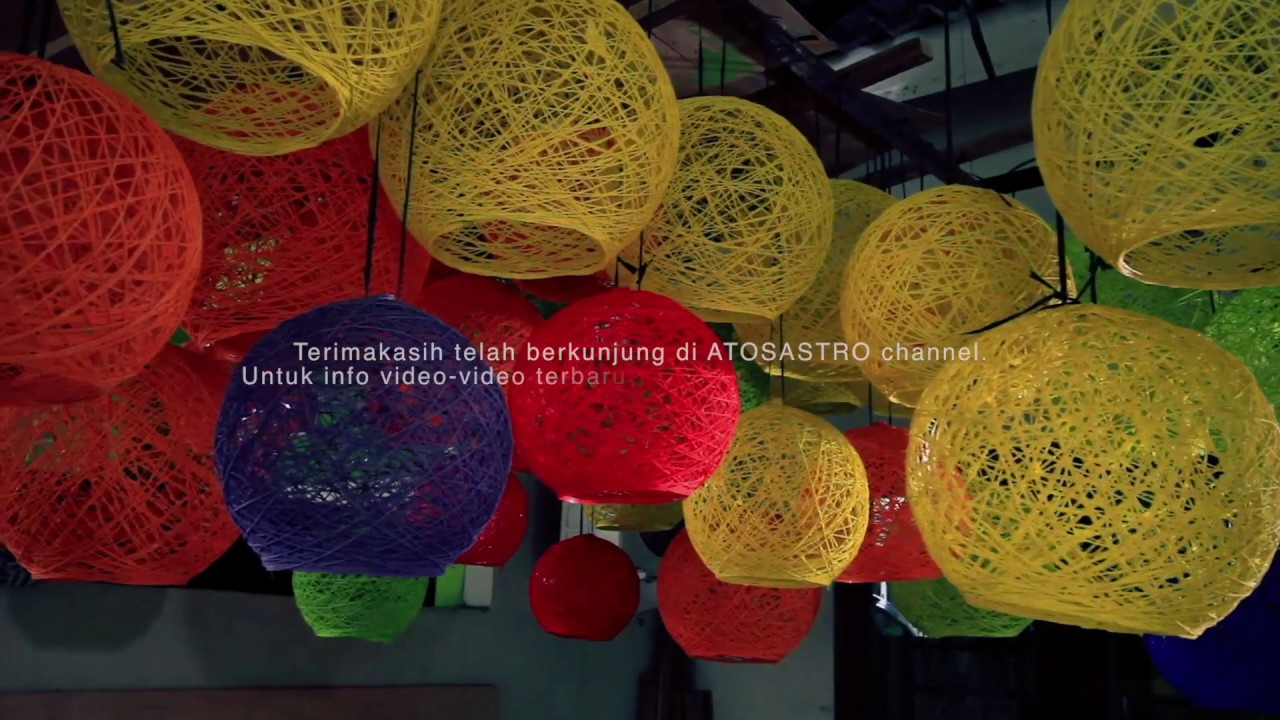 Mudahnya Membuat Lampion dari Benang