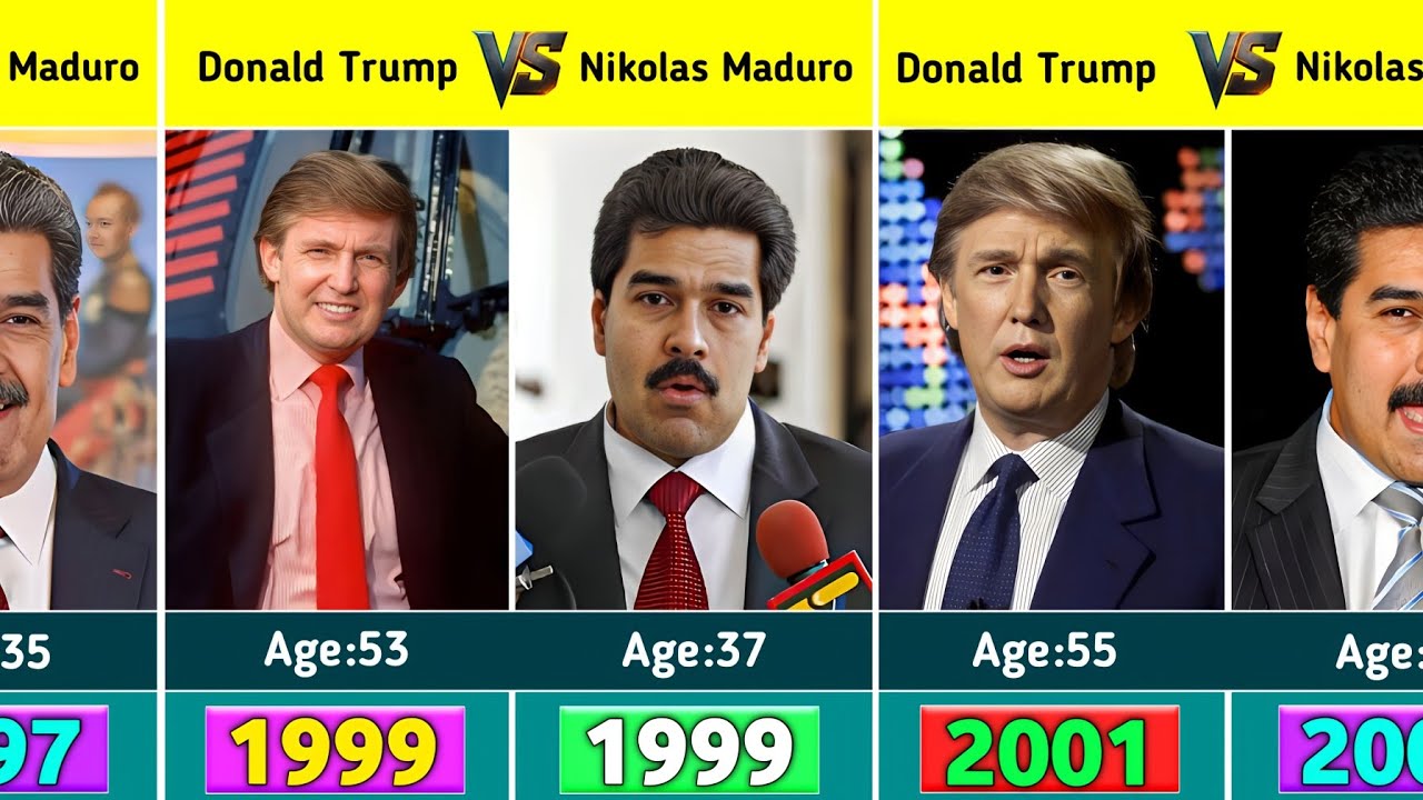 Donald Trump VS Nikolas Maduro Face – Transformation From Baby to 2026