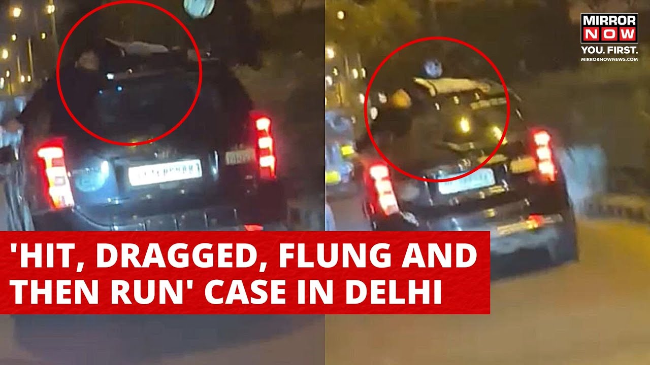 Viral Video | Delhi Hit & Run Case | Man Dragged For 3km On Roof | Dies After Being Thrown Off